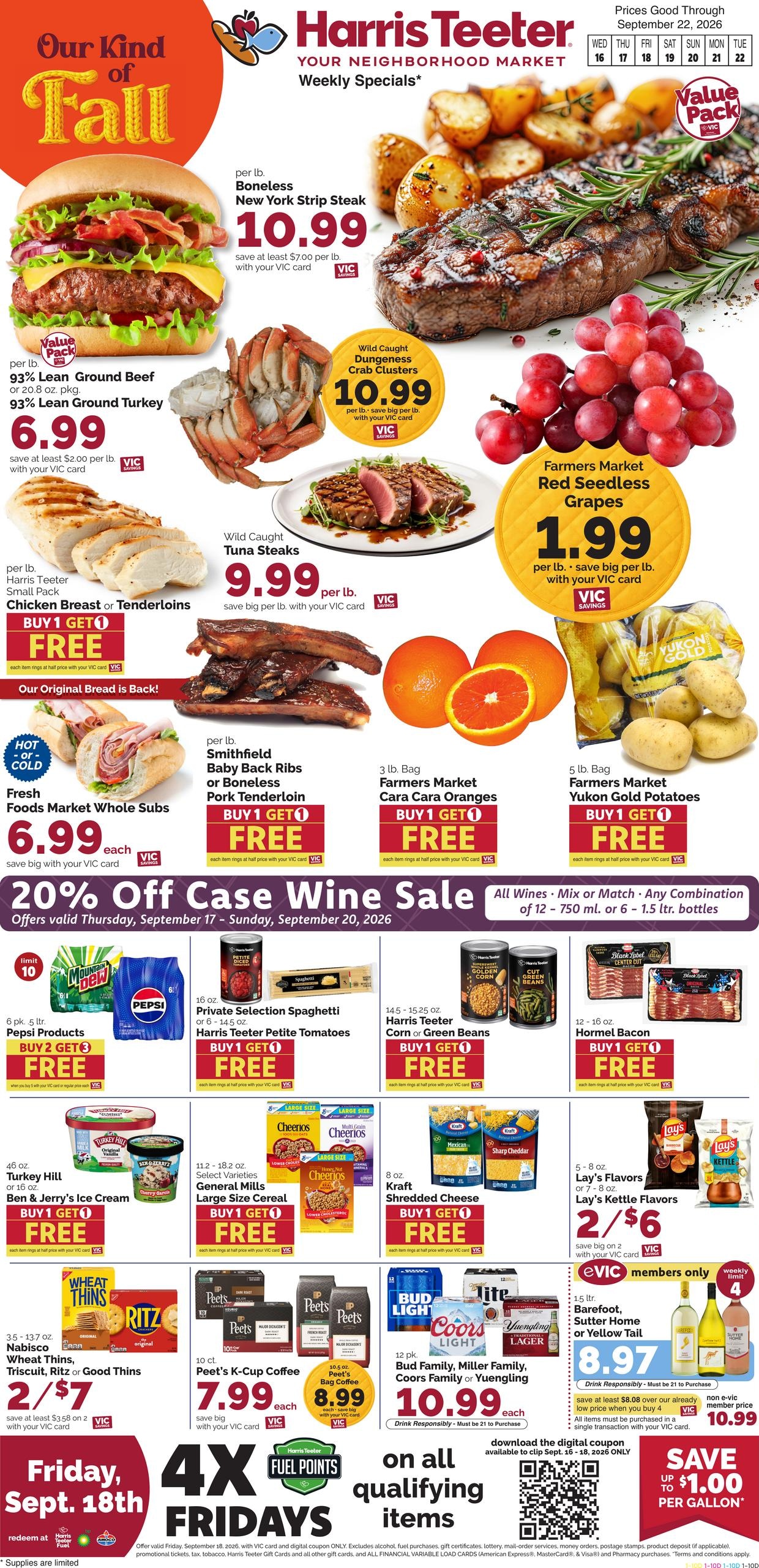 Harris Teeter weekly ad page 1