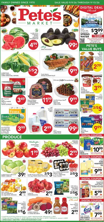 Pete's Fresh Market Indexed Weekly