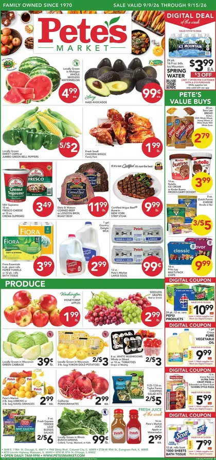 Pete's Fresh Market Indexed Weekly