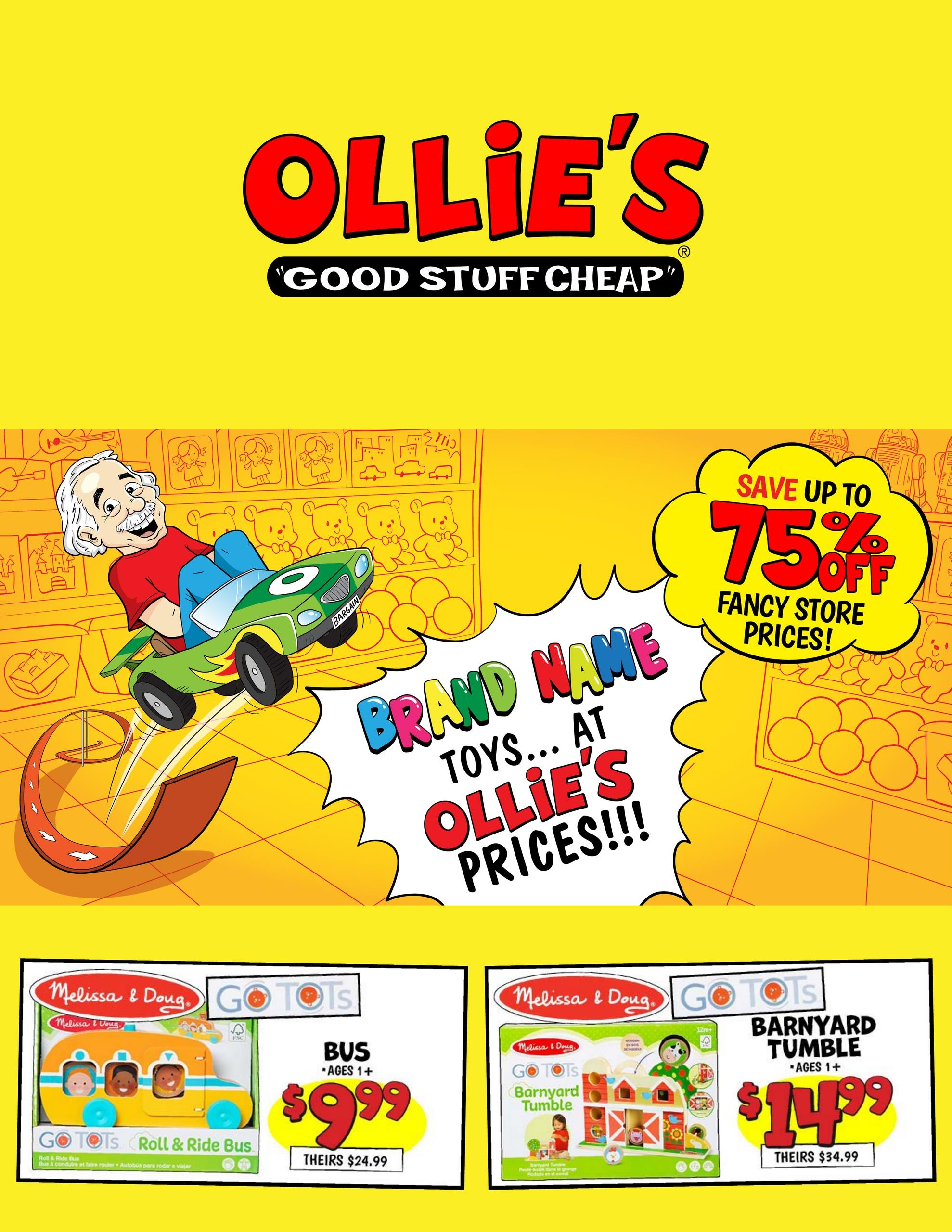 Ollie's Bargain Outlet weekly ad page 1