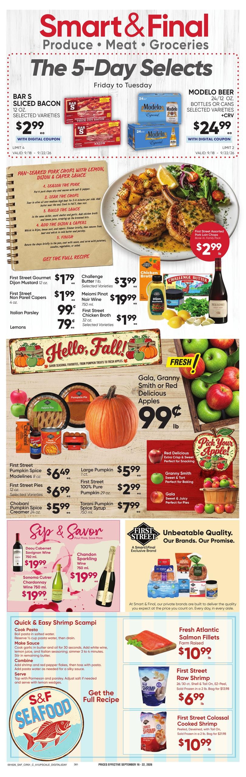 Smart & Final weekly ad page 1