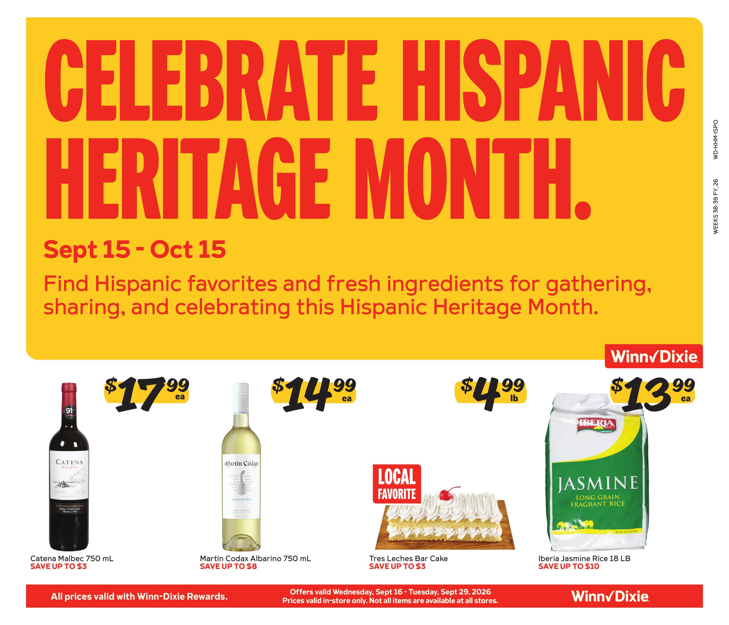Winn-Dixie weekly ad page 1