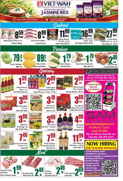 Viet Wah Supermarket Indexed Weekly