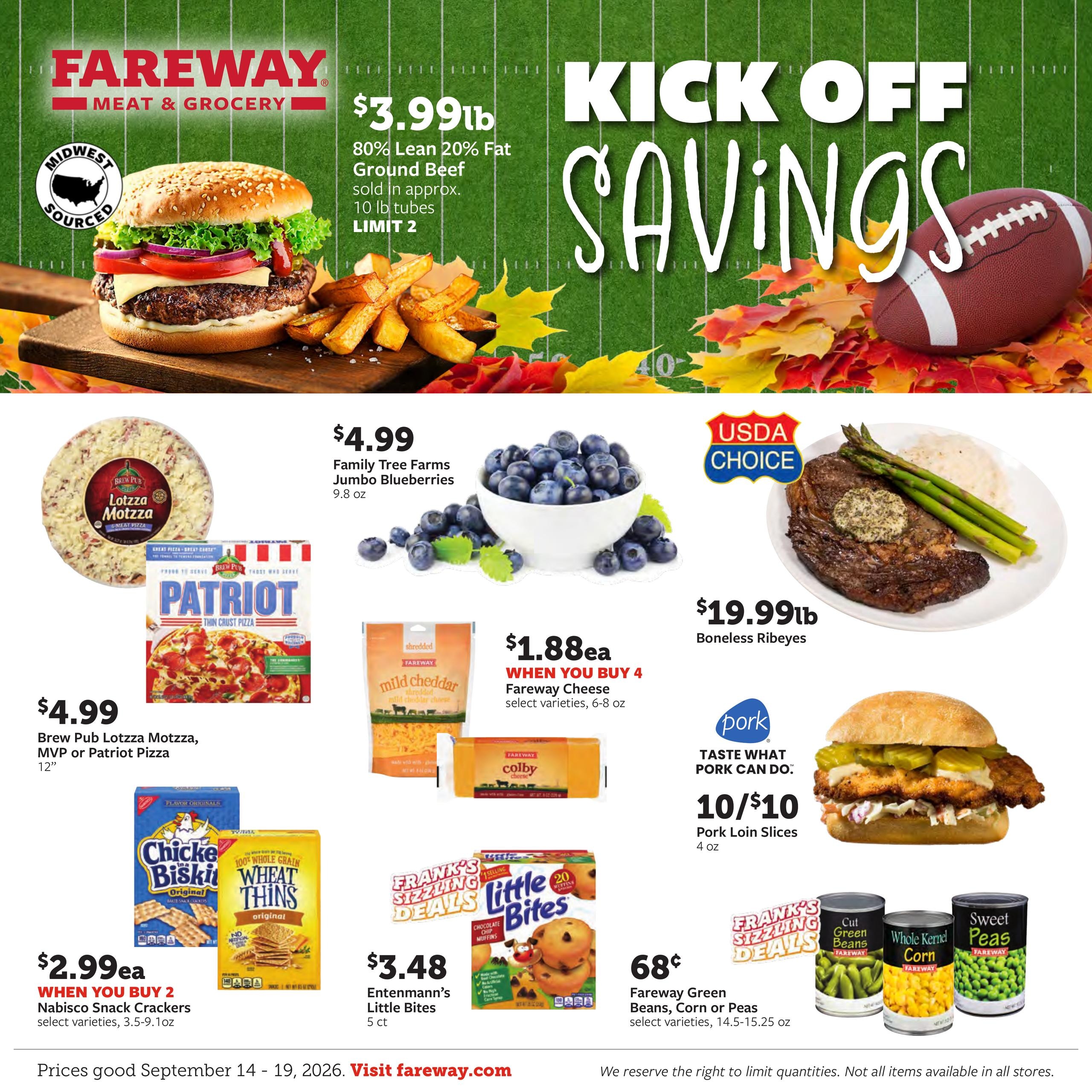Fareway weekly ad page 1