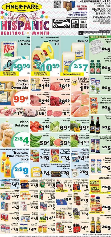 Fine Fare Supermarkets Weekly