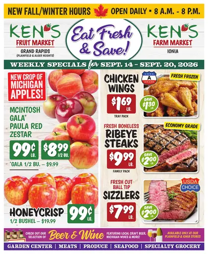 Ken's Fruit Market Indexed Weekly