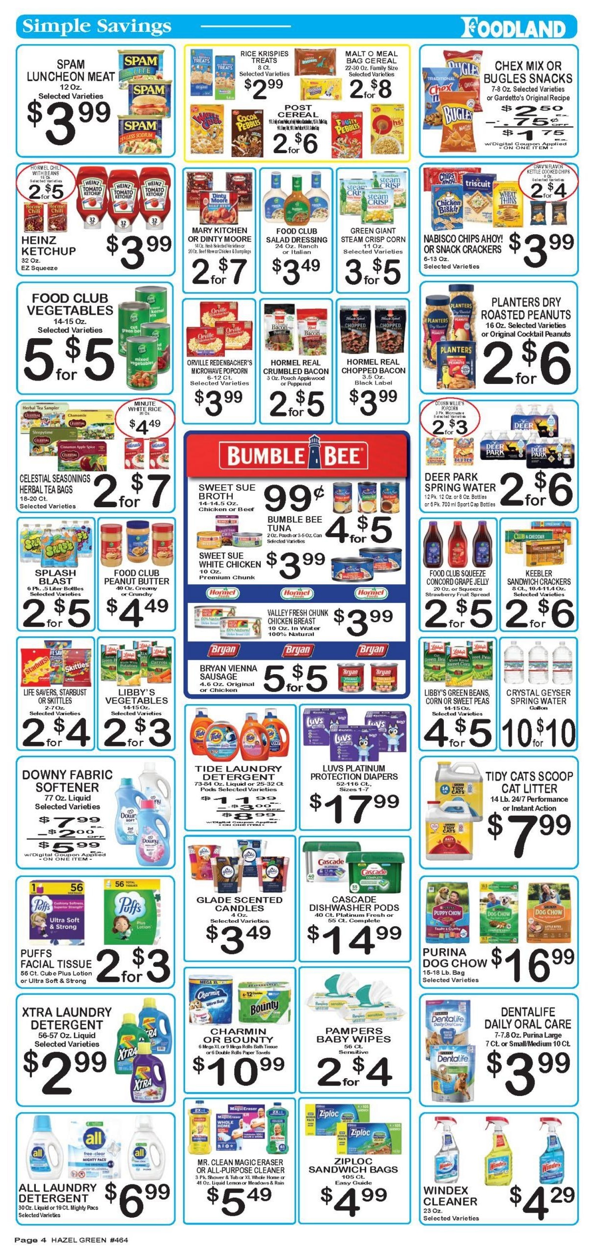 Foodland Grocery weekly ad page 4