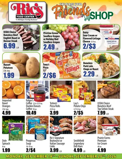 Ric's Food Center Indexed Weekly