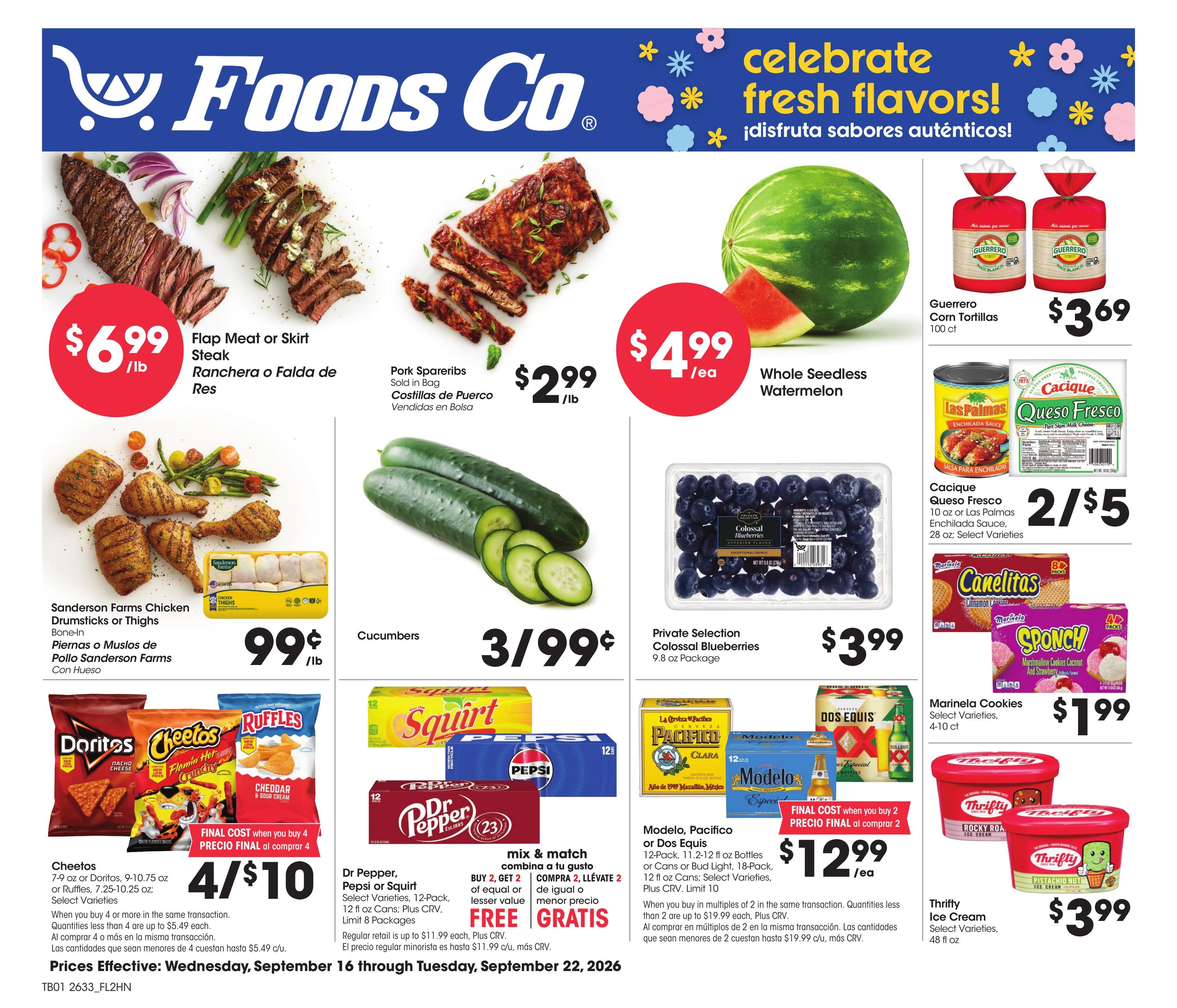 Foods Co weekly ad page 1
