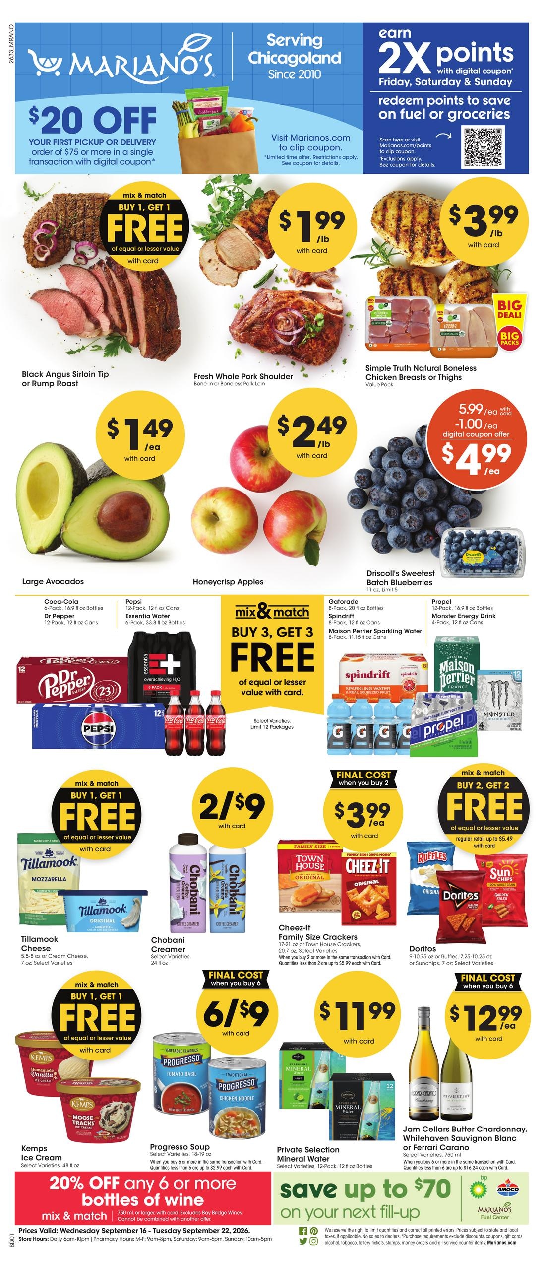 Mariano's weekly ad page 1