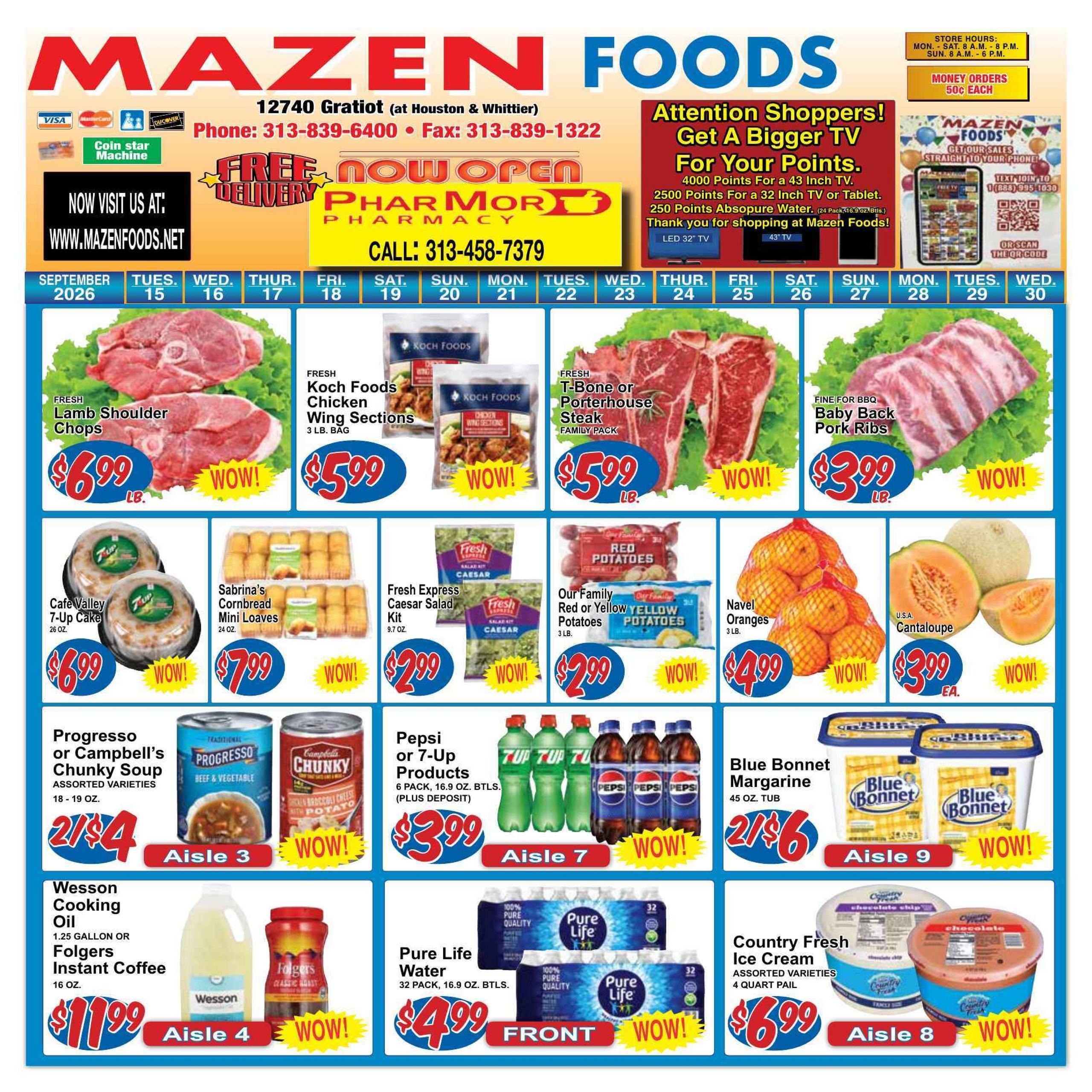 Mazen Foods weekly ad page 1
