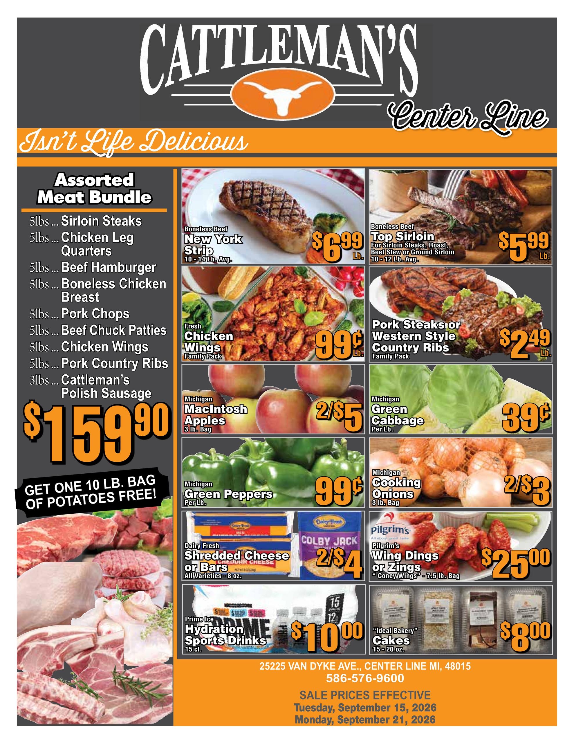 Cattleman's weekly ad page 1
