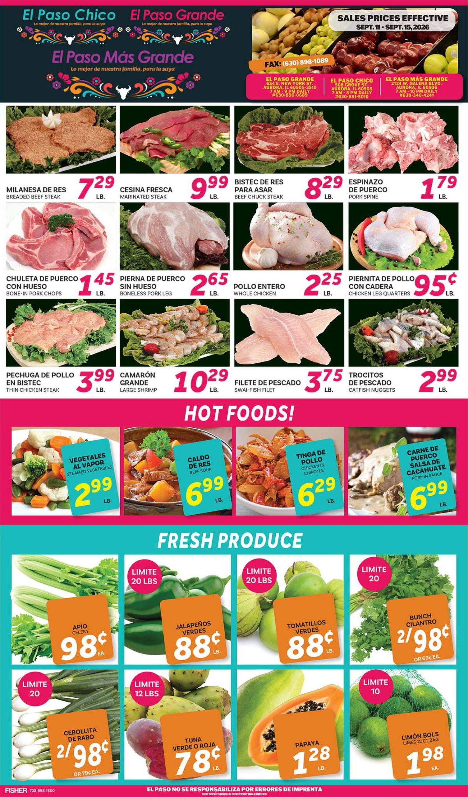 El Paso Grande weekly ad page 2