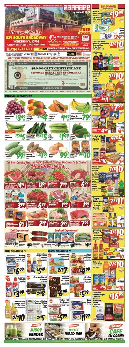 Cherry Valley Marketplace Indexed Weekly
