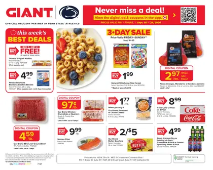 Giant Food Stores Weekly Ad