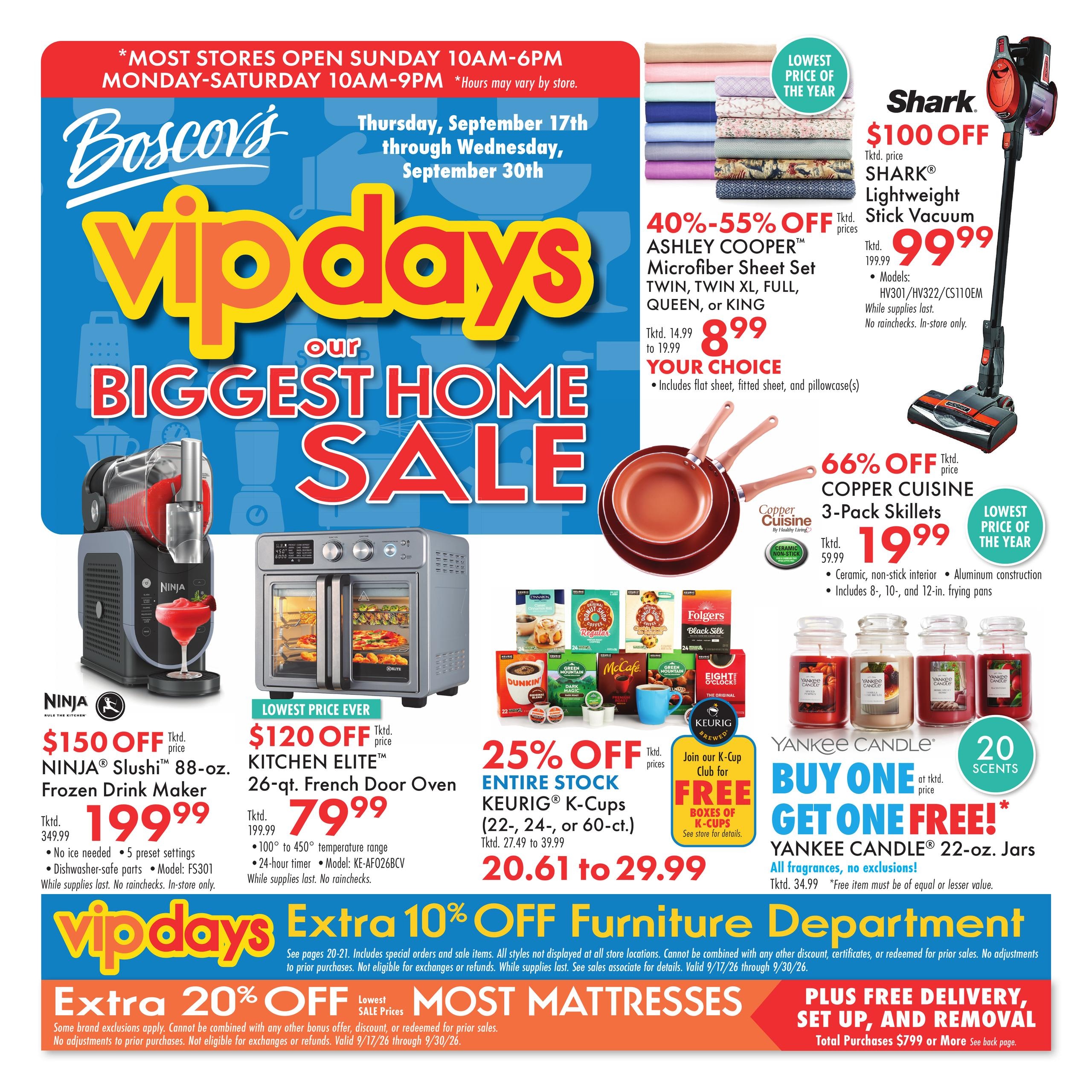 Boscov's weekly ad page 1
