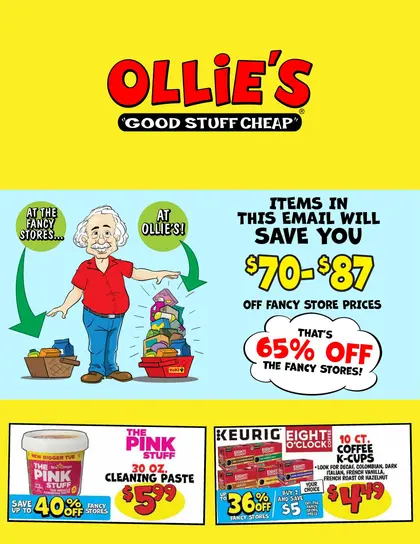 Ollie's Bargain Outlet Current Flyer