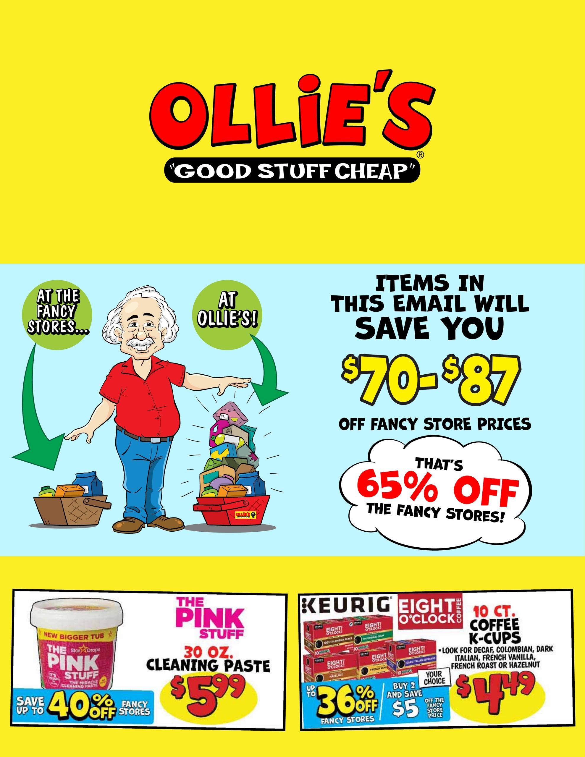 Ollie's Bargain Outlet weekly ad page 1