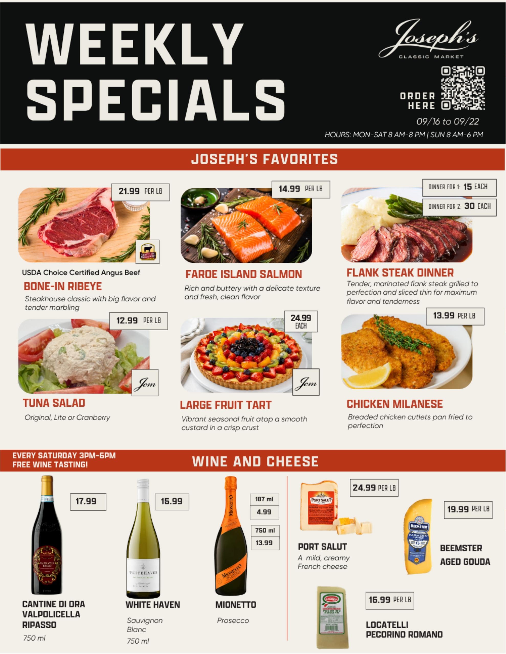 Joseph's Classic Market weekly ad page 1