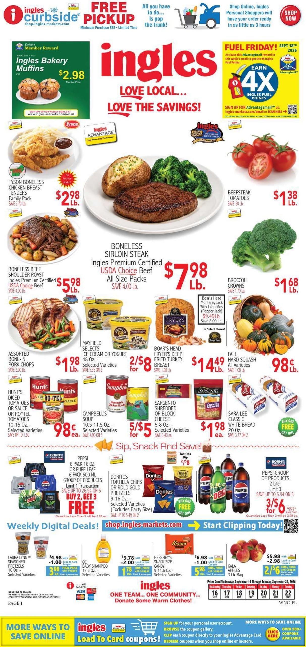 Ingles Markets weekly ad page 1