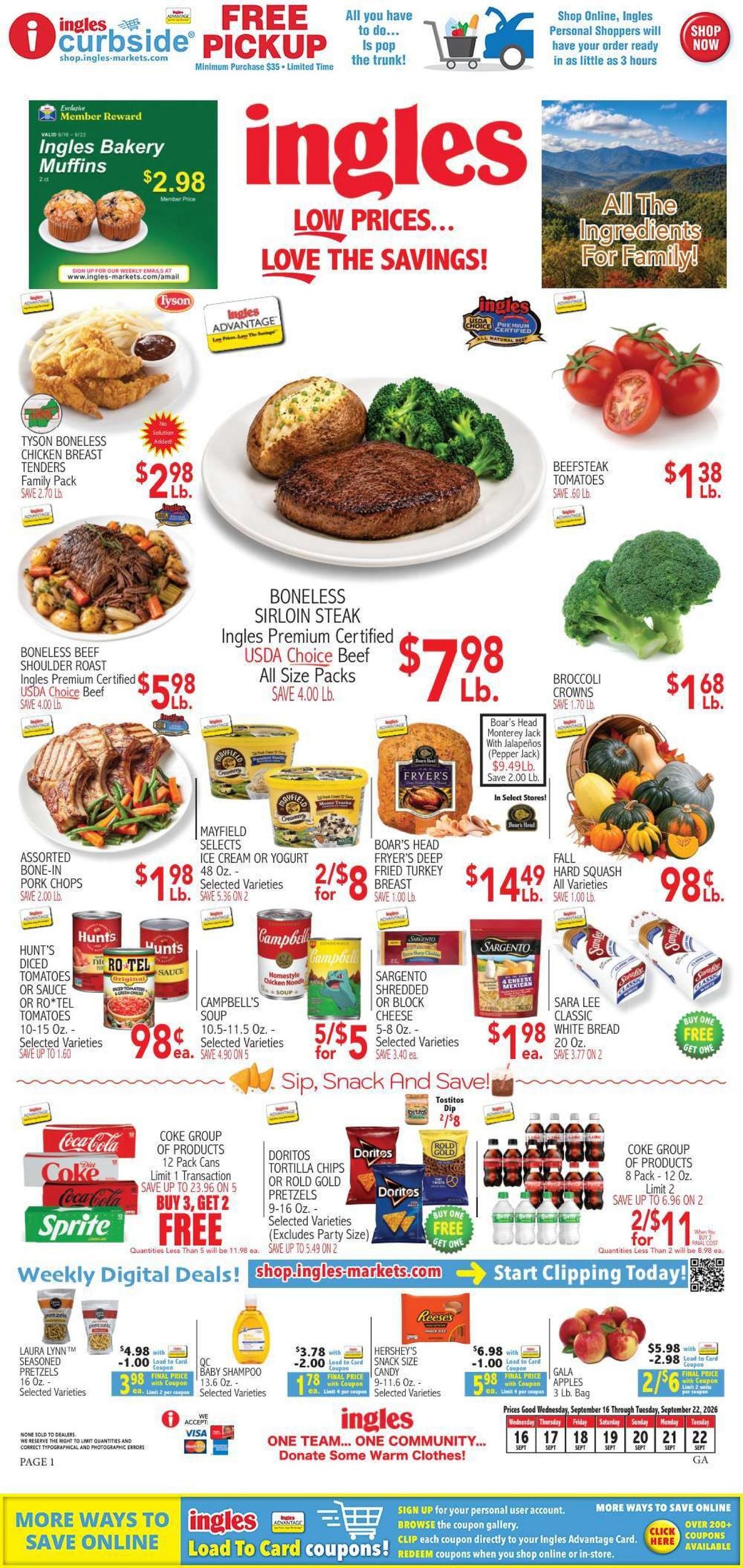 Ingles Markets weekly ad page 1