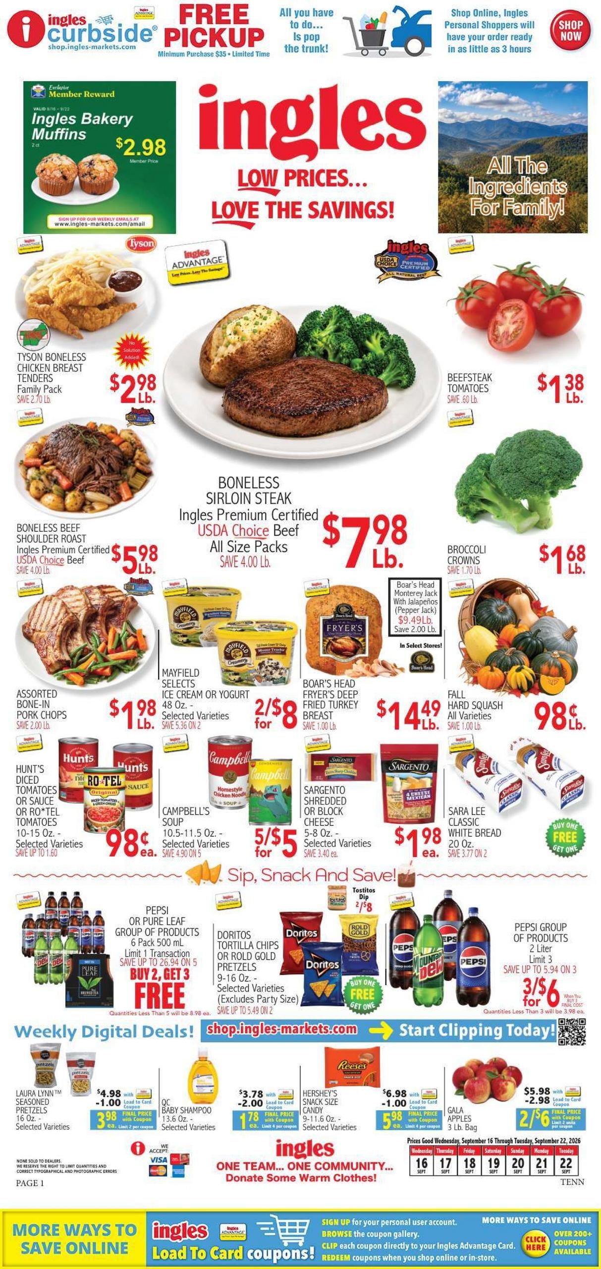 Ingles Markets weekly ad page 1