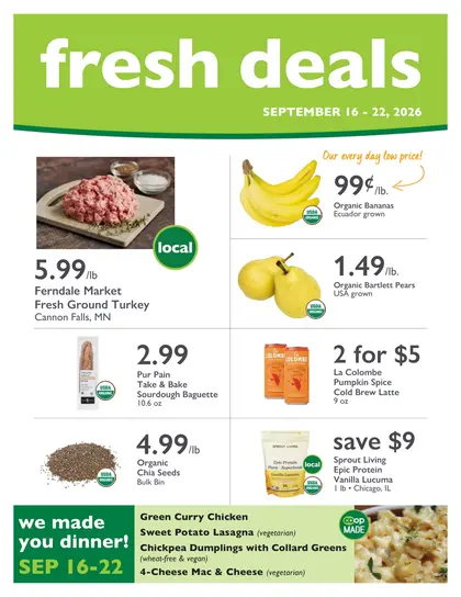 Outpost Natural Foods Indexed Weekly
