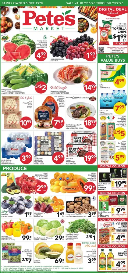 Pete's Fresh Market Indexed Weekly