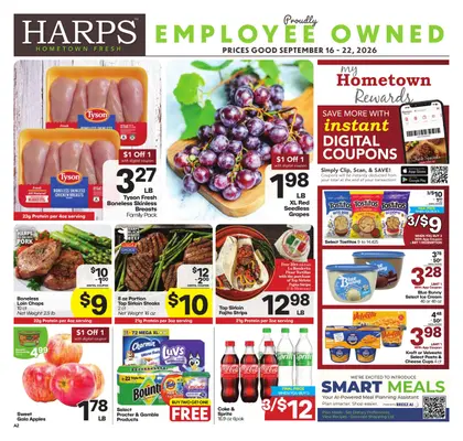 Harps Foods Indexed Weekly
