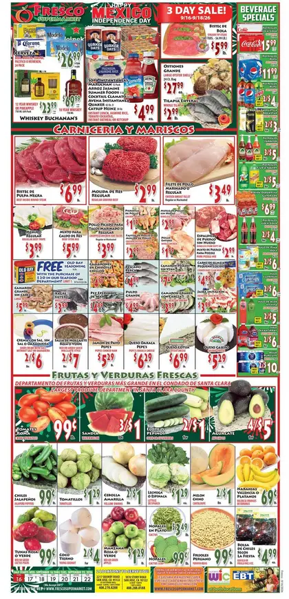 Fresco Supermarket Indexed Weekly