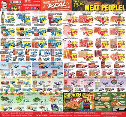 Junior's Supermarket Indexed Weekly