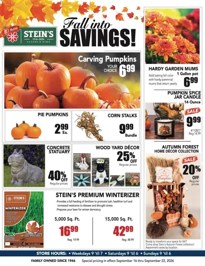 Stein's Garden and Home Indexed Weekly