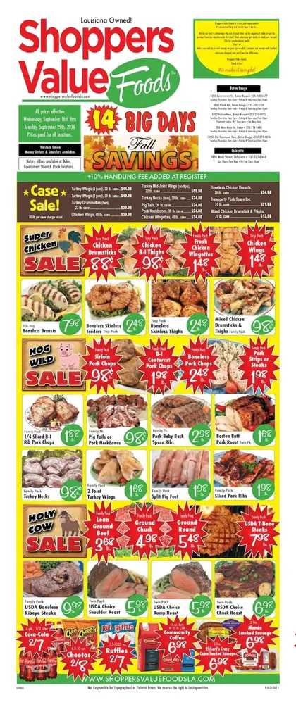 Shoppers Value Foods LA Indexed Bi-Weekly