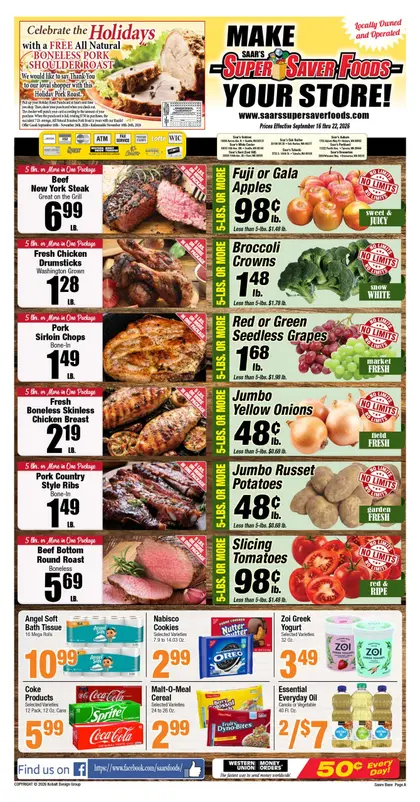 Super Saver Foods Indexed Weekly