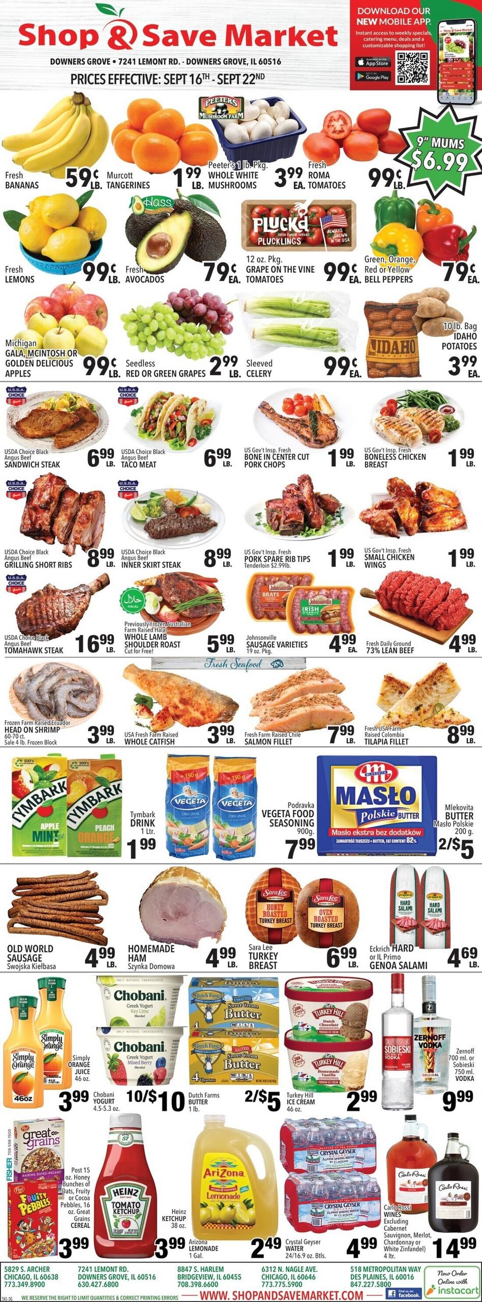 Shop And Save Market weekly ad page 1