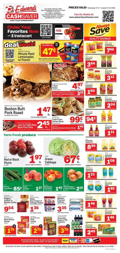 Edwards Cash Saver Indexed Weekly