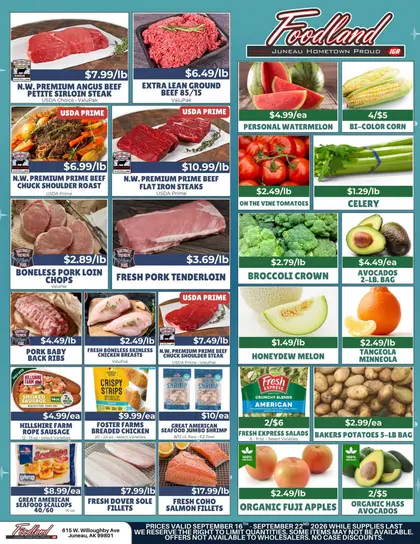Juneau Foodland IGA Indexed Weekly