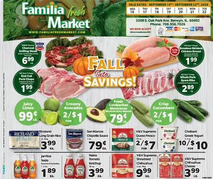 Familia Fresh Market Indexed Weekly