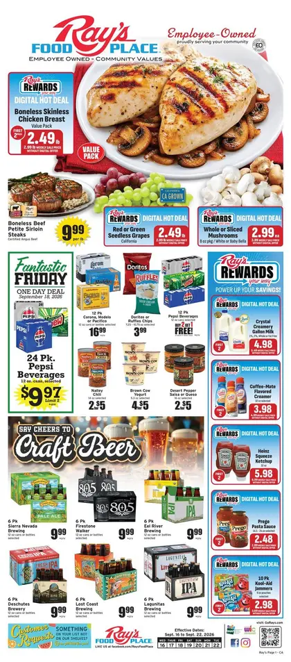 Ray's Food Place Weekly
