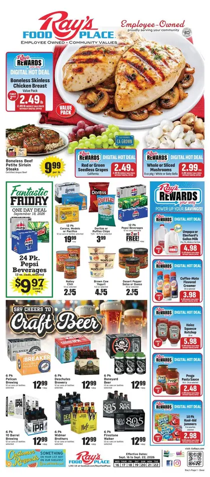Ray's Food Place Weekly