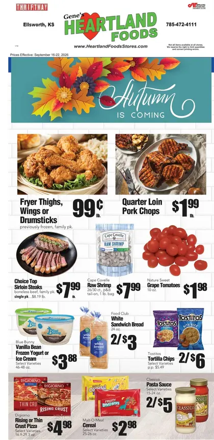 Gene's Heartland Foods USA Indexed Weekly
