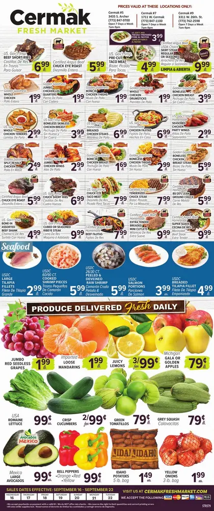 Cermak Fresh Market Indexed Weekly