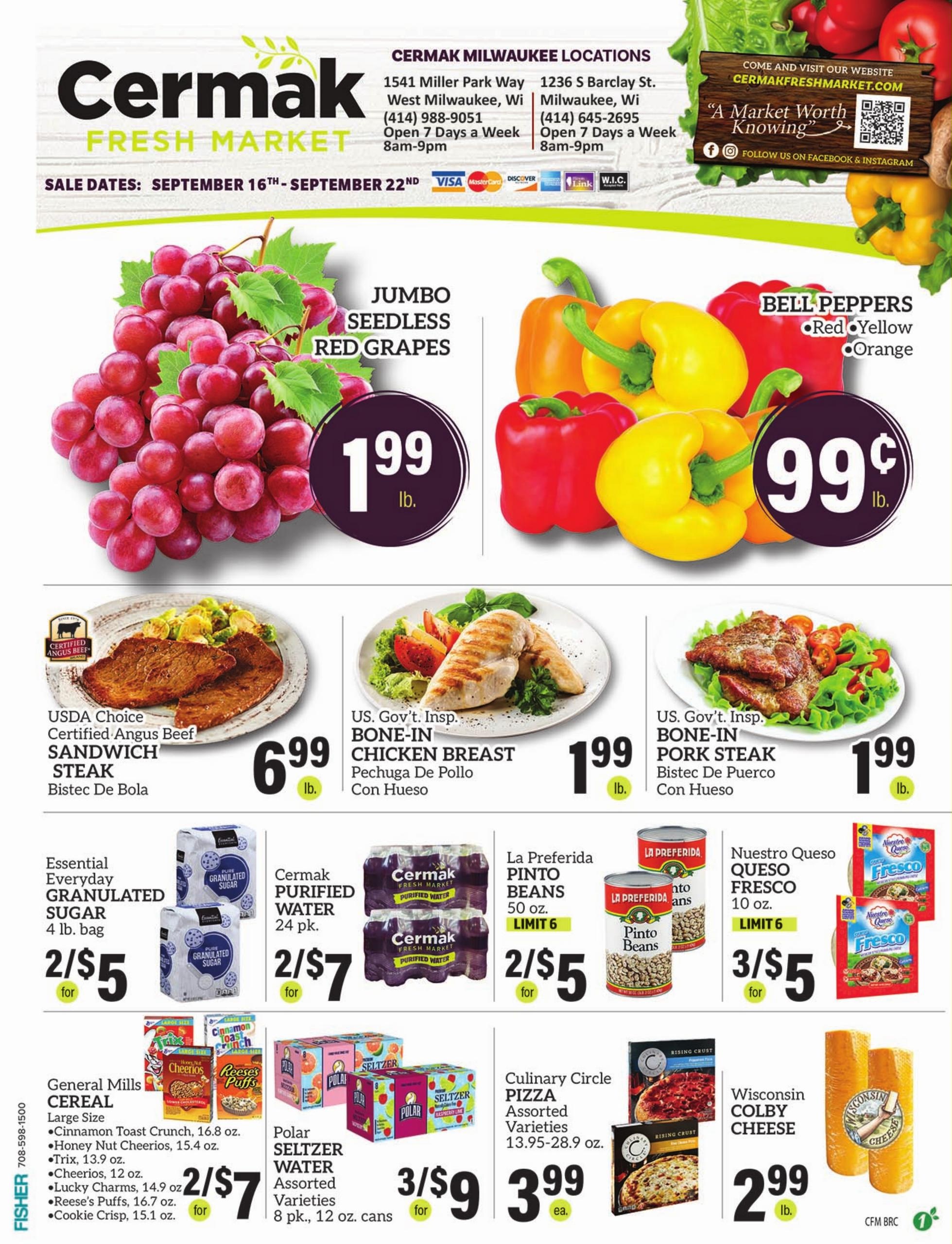 Cermak Fresh Market weekly ad page 1