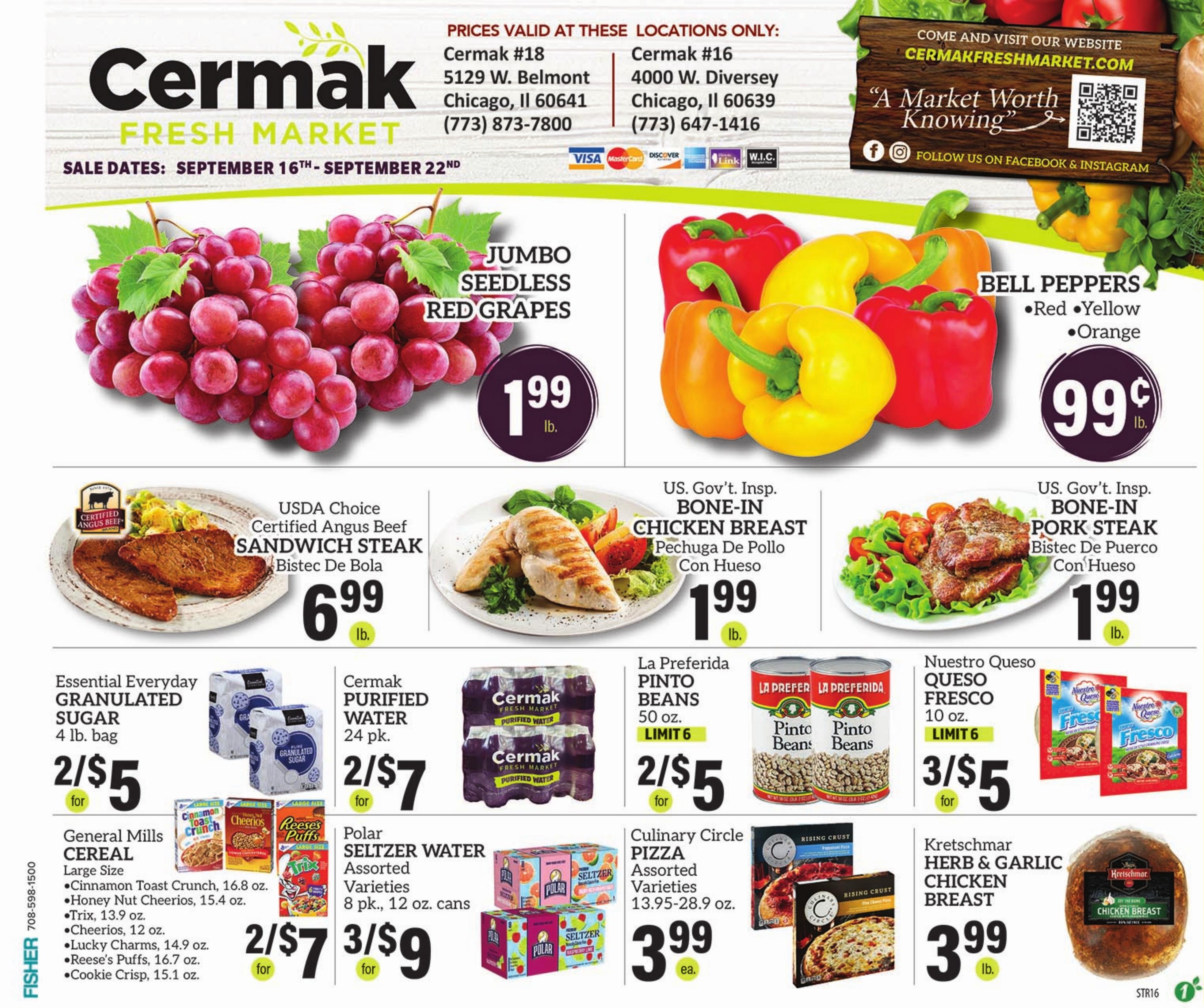 Cermak Fresh Market weekly ad page 1