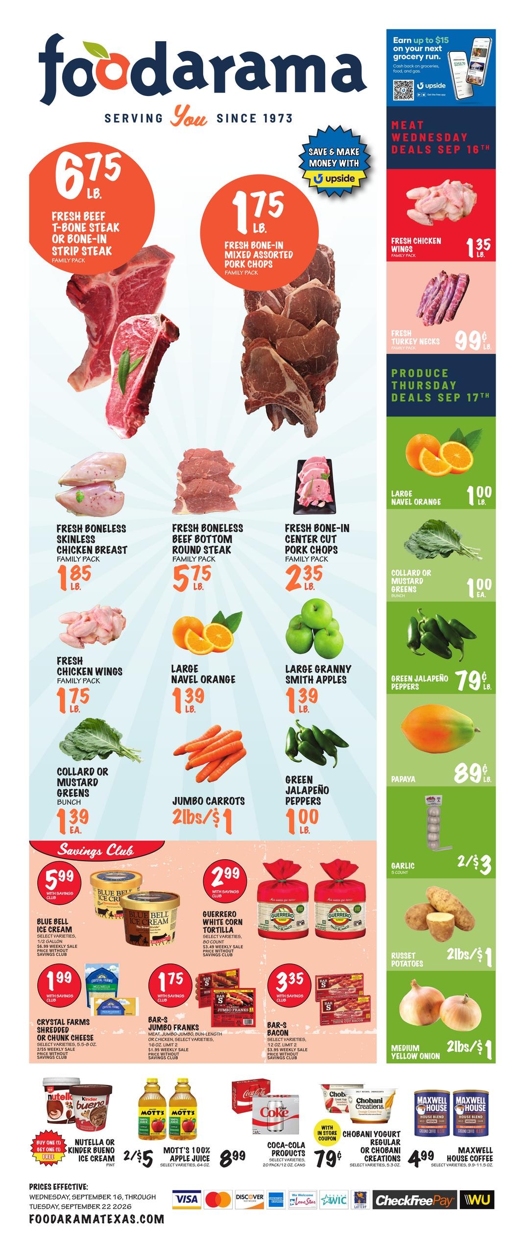 Foodarama weekly ad page 1