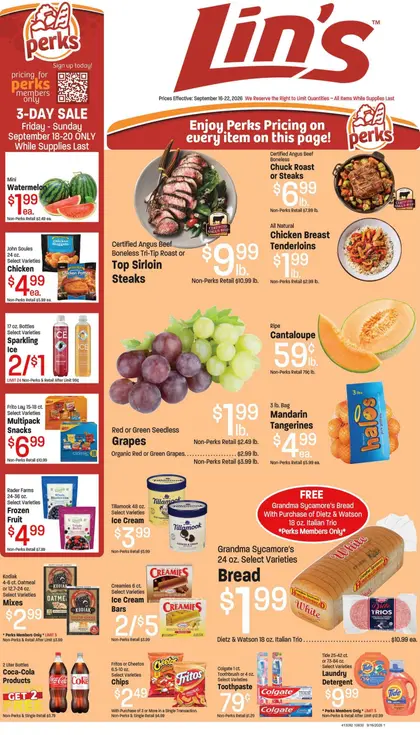 Lin's Fresh Market Indexed Weekly