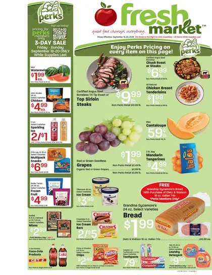 Fresh Market Indexed Weekly