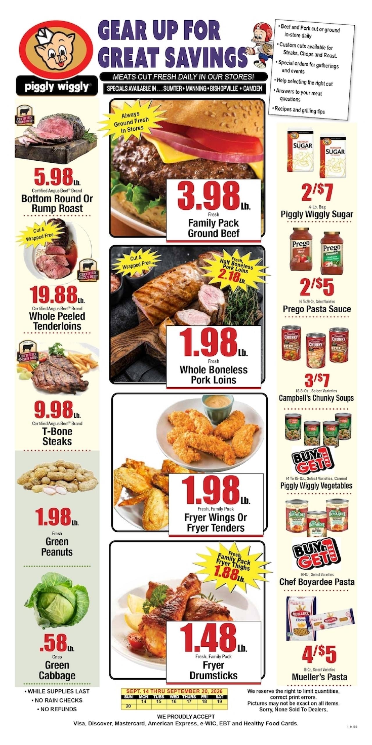 Piggly Wiggly weekly ad page 1