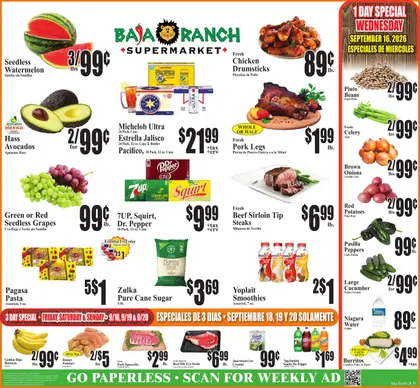 Baja Ranch Supermarket Indexed Weekly