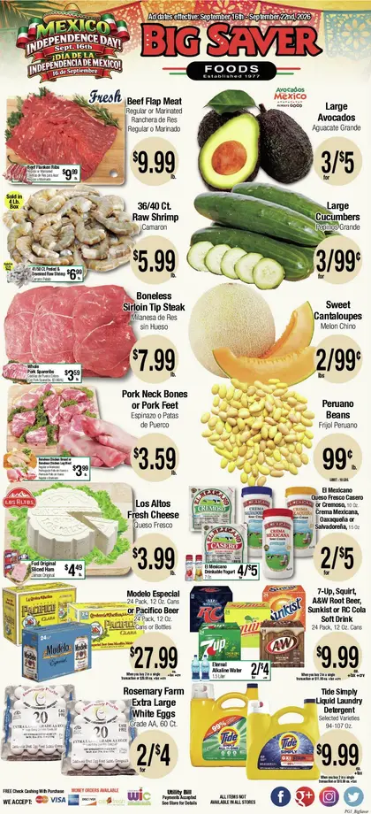 Big Saver Foods Indexed Weekly